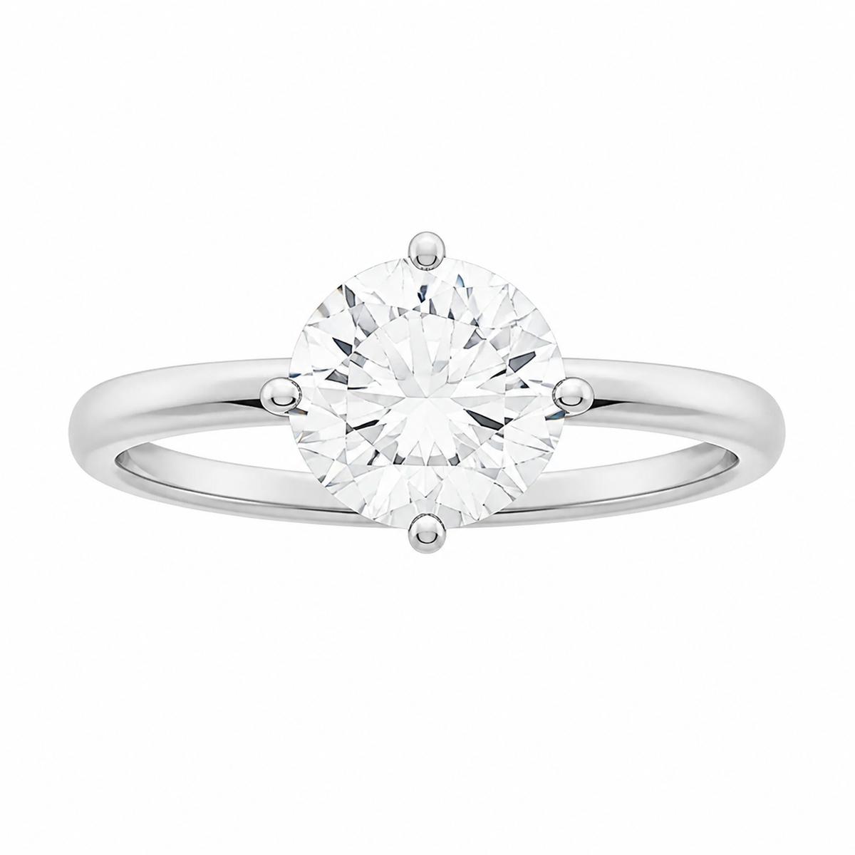 Anel Folheado a Ouro 18k e Prata Cristal M