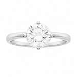 Anel Folheado a Ouro 18k e Prata Cristal M