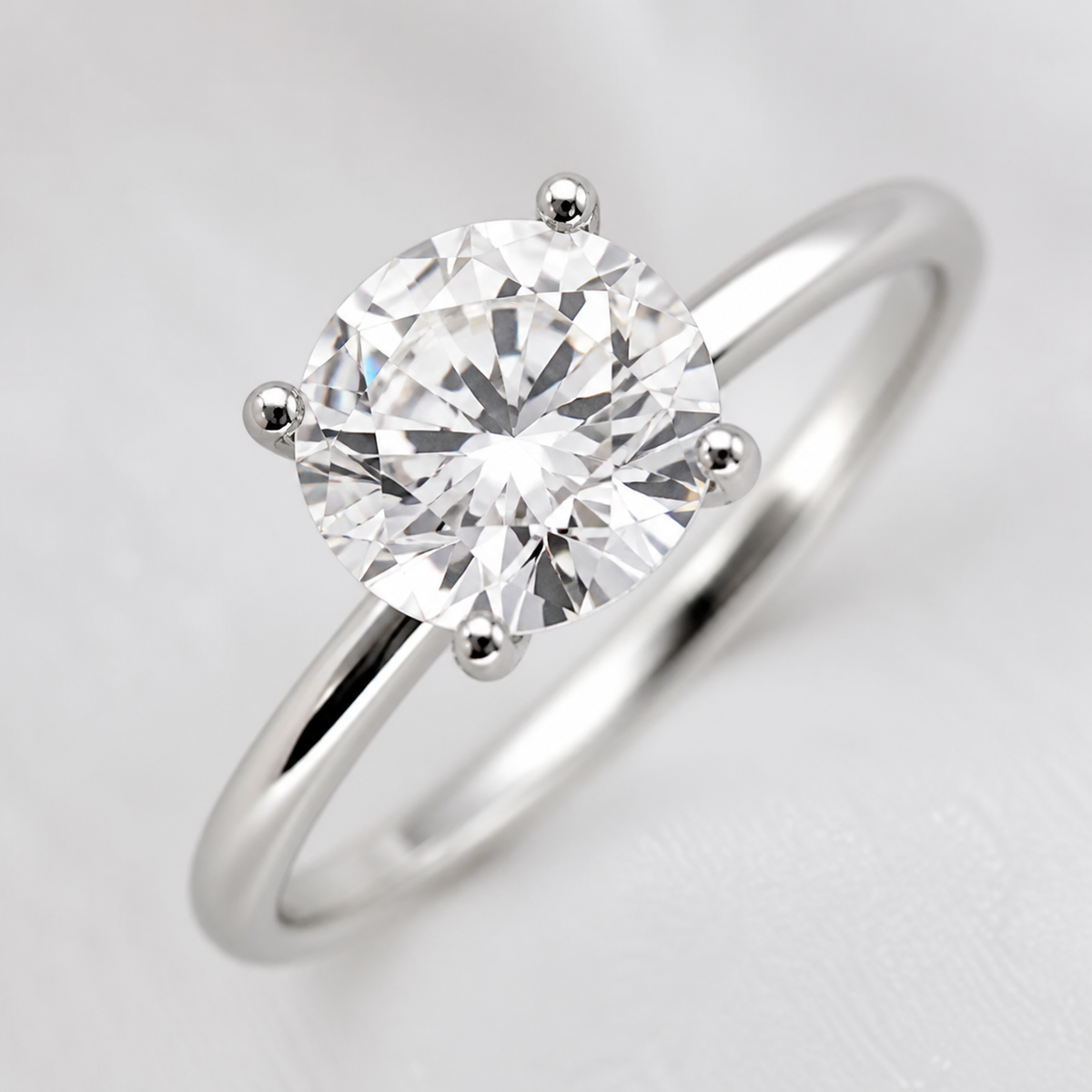 Anel Folheado a Ouro 18k e Prata Cristal M