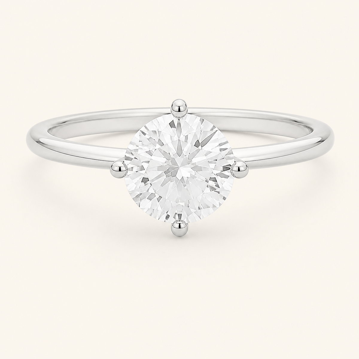 Anel Folheado a Ouro 18k e Prata Cristal M