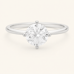 Anel Folheado a Ouro 18k e Prata Cristal M