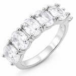 Anel Folheado a Ouro 18k e Prata Navete Oval