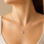 Choker Folheado Mini Tubos e Ponto de Luz