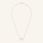 Choker Folheado a Ouro 18k Pérola Martelada