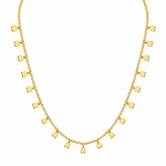Choker Folheado a Ouro 18k Mini Corações