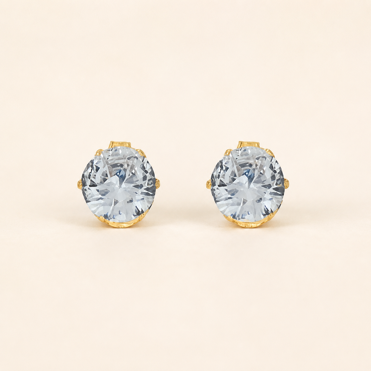 Conjunto Colar e Brinco Folheado a Ouro 18k Elo Português - Verde Água