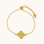 Pulseira Folheada a Ouro 18k Inspiração Vg Com Pontos de Luz