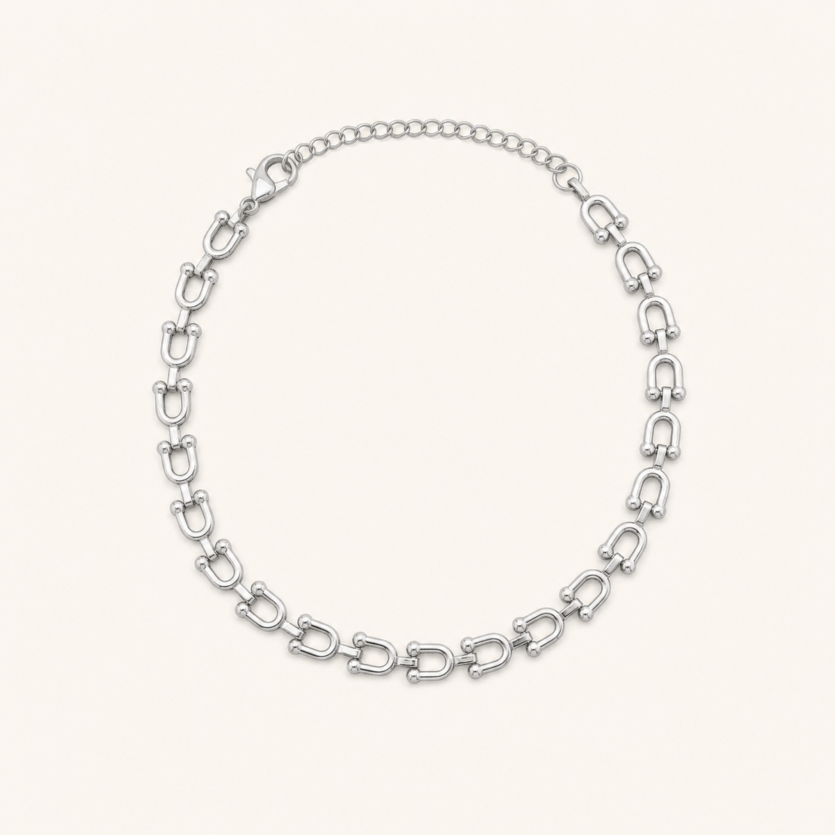 Pulseira Folheada a Prata 925 Elos Grandes Marcas