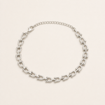 Pulseira Folheada a Prata 925 Elos Grandes Marcas