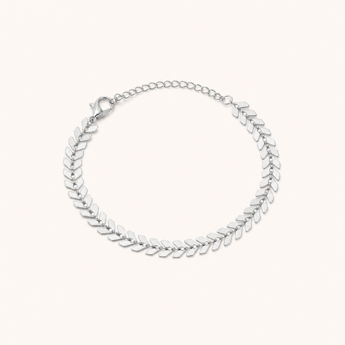 Pulseira Folheada a Prata 925 Escamas