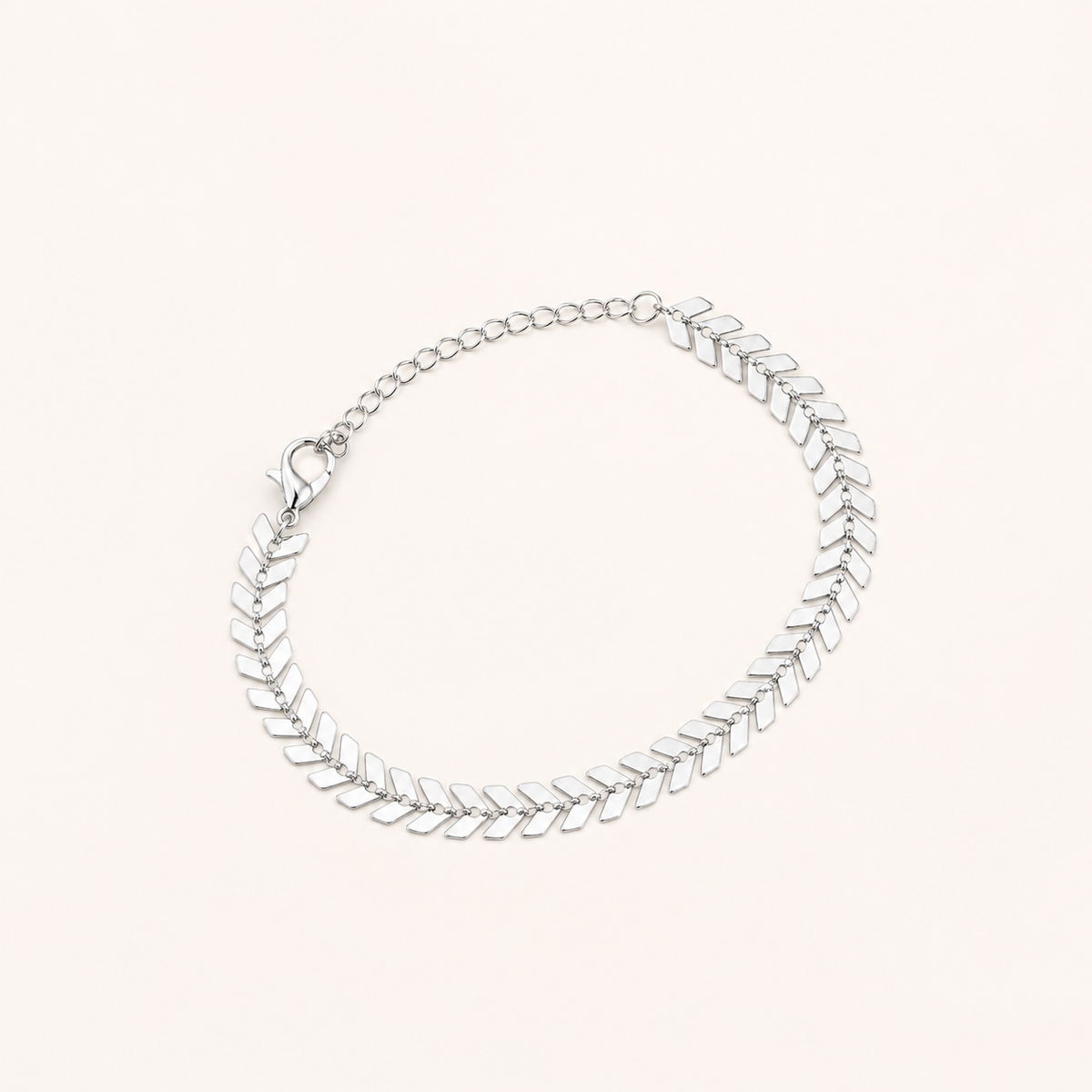 Pulseira Folheada a Prata 925 Escamas