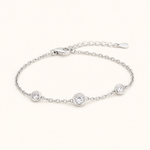 Pulseira Folheada a Prata 925 Pontos de Luz