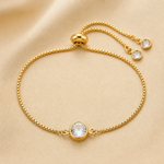 Pulseira Folheada Ponto de Luz