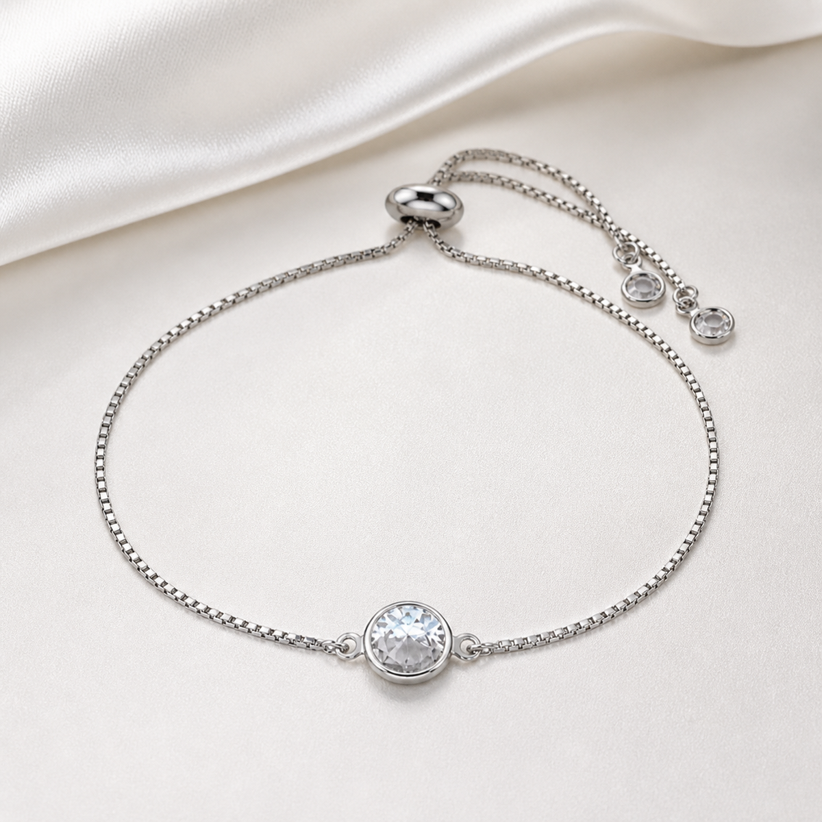 Pulseira Folheada Ponto de Luz