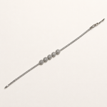 Bracelete Folheado a Ouro 18k Cravejado com Pedras Amarelas e Cristais