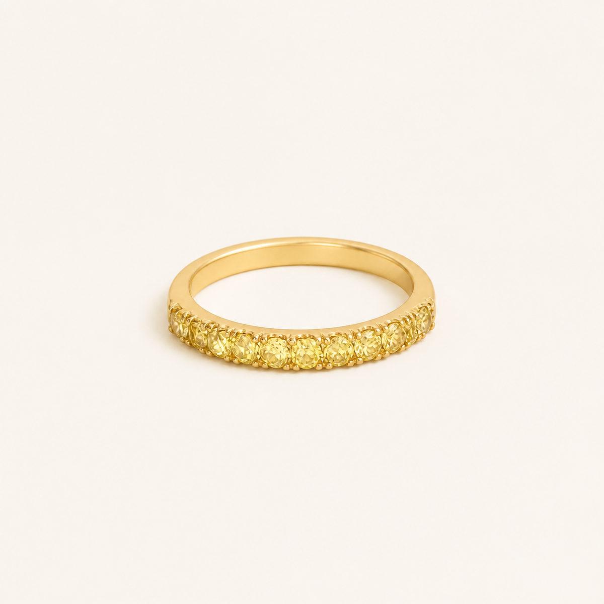 Anel Aparador Virginia 2 Folheado a Ouro 18k Citrino - 16