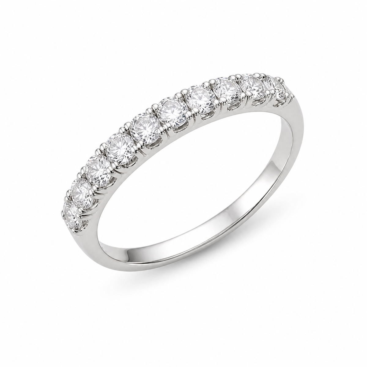 Anel Aparador Virginia 2 Folheado a Ouro 18k, Prata 925 e Diamante Cristal - Niquel - Cristal - 17