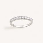 Anel Aparador Virginia 2 Folheado a Ouro 18k, Prata 925 e Diamante Cristal - Niquel - Cristal - 17