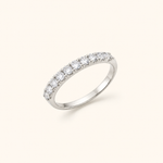 Anel Aparador Virginia 2 Folheado a Ouro 18k, Prata 925 e Diamante Cristal - Niquel - Cristal - 17