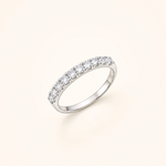 Anel Aparador Virginia 2 Folheado a Ouro 18k, Prata 925 e Diamante Cristal - Niquel - Cristal - 17