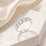 Anel Folheado a Prata 925 Microzirconado