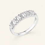 Anel Folheado a Prata 925 Microzirconado