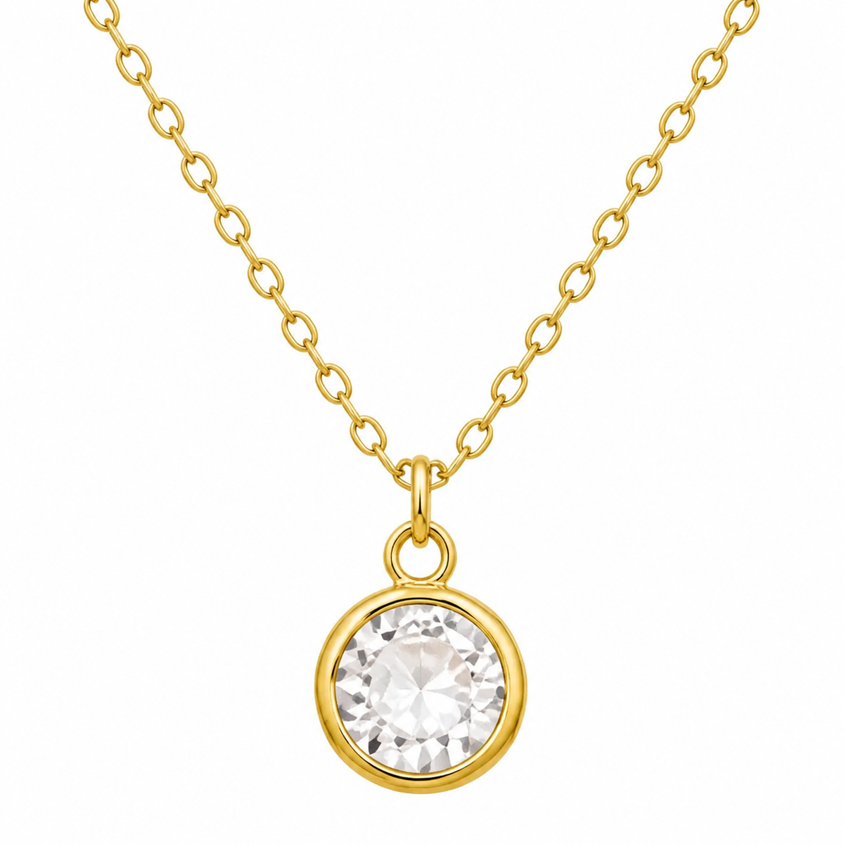 Choker Folheado a Ouro 18k Esferas e Ponto de Luz