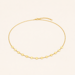 Choker Folheado a Ouro 18k Mini Círculos