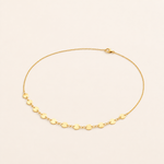 Choker Folheado a Ouro 18k Mini Círculos