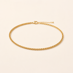 Choker Folheado a Ouro 18k Cordão Baiano P