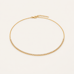 Choker Folheado a Ouro 18k Cristais