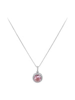 Colar Folheado a Ouro 18k e Prata Design Circulo Cravejado - Prata M