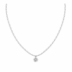 Choker Folheado Mini Tubos e Ponto de Luz