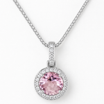 Colar Folheado a Ouro 18k e Prata Circulo Cravejado P