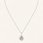 Colar Folheado a Ouro 18k e Prata Circulo Cravejado P