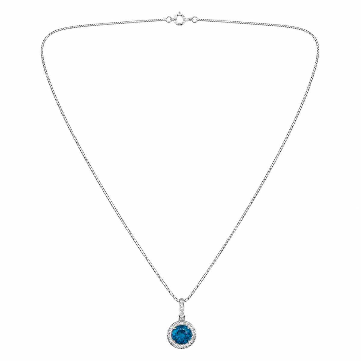 Colar Folheado a Ouro 18k e Prata Circulo Cravejado P