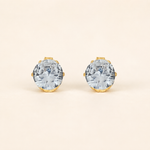 Conjunto Colar e Brinco Folheado a Ouro 18k Elo Português - Verde Água