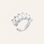 Piercing Folheado a Ouro 18k e Prata Navetes