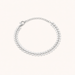Pulseira Folheada a Prata 925 Escamas