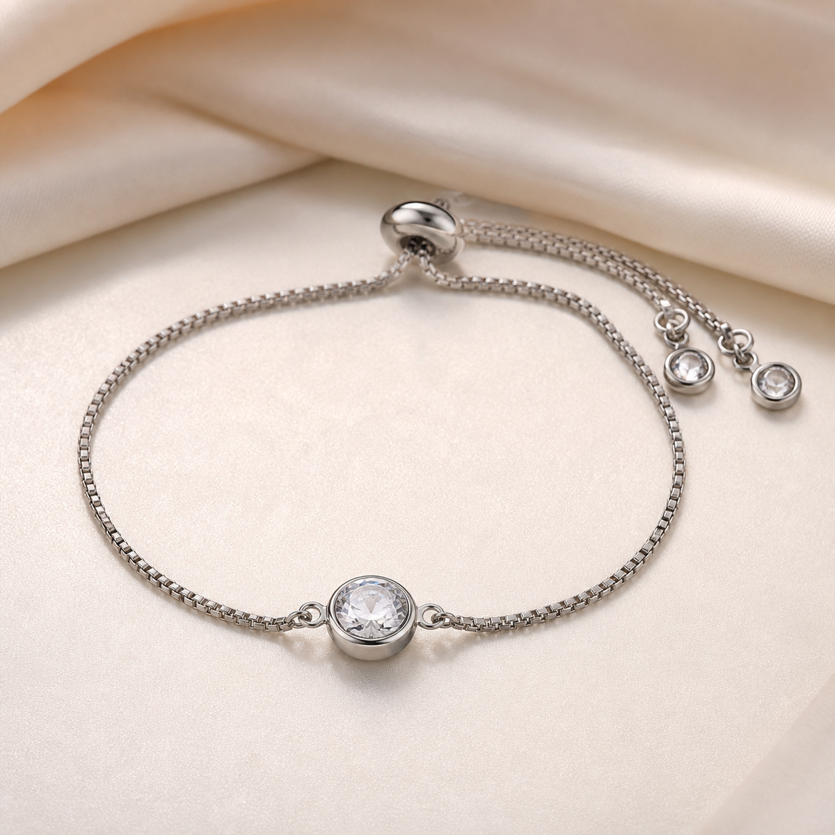 Pulseira Folheada Ponto de Luz