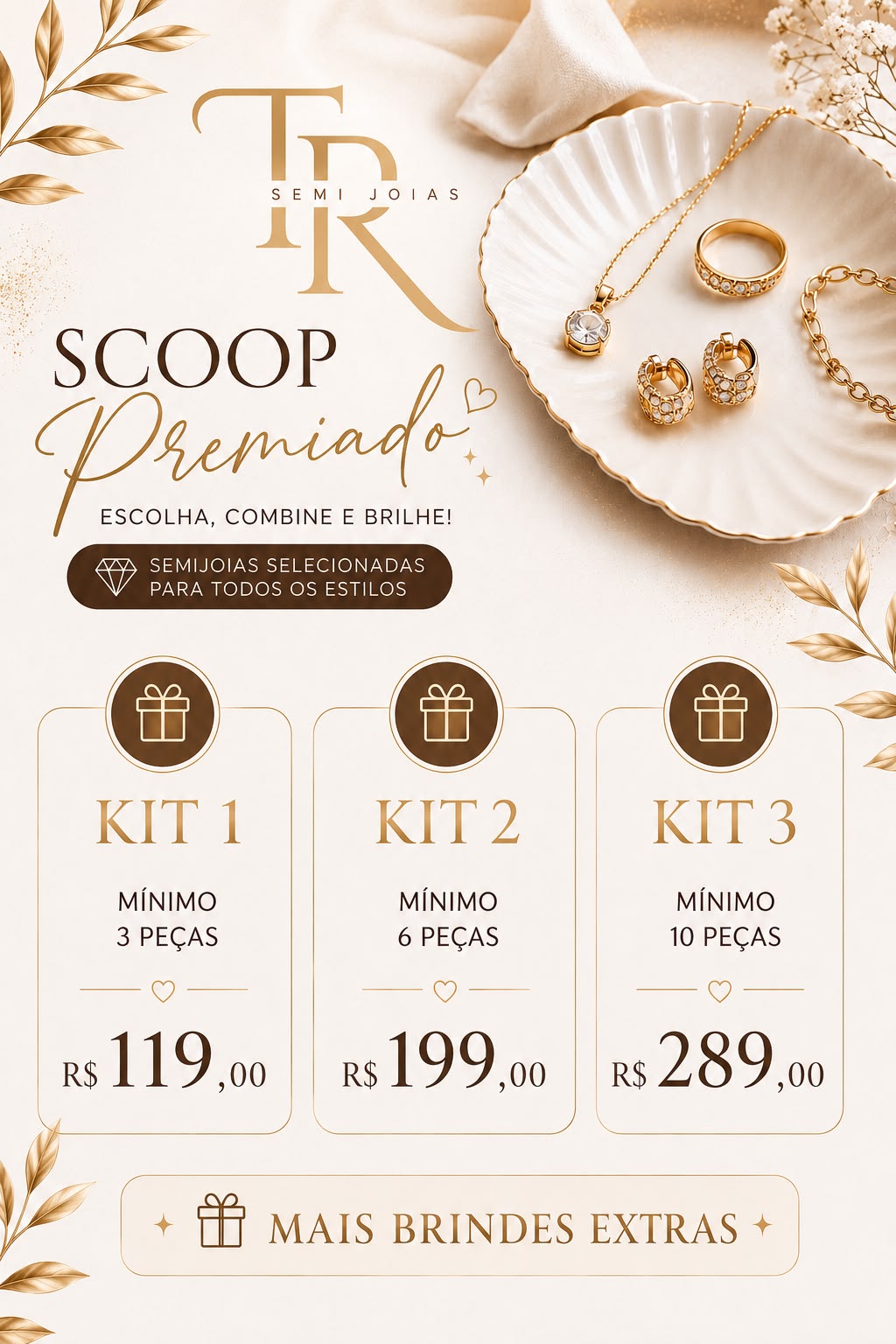Kit Scoop Premiado - Monte sua Combinação