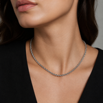 Colar Folheado a Ouro 18k e Prata Cordão Baiana