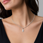 Colar Folheado a Ouro 18k e Prata Cordão Cravejado Inicial
